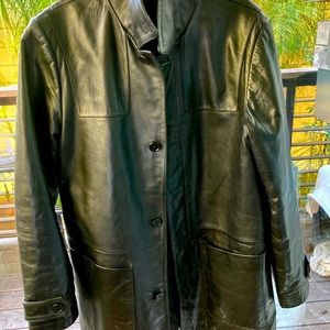 Coach Men’s leather coat